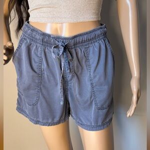 100% Lyocell Shorts | Soft Tencel Feel | Elastic Waist | Lightweight Summer | S